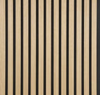 Pannello a listelli acustici Nordive™ — Quercia Affumicata (2,7 m × 1,10 m)