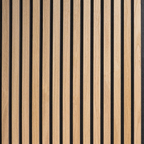 Pannello a listelli acustici Nordive™ — Quercia Affumicata (2,7 m × 1,10 m)