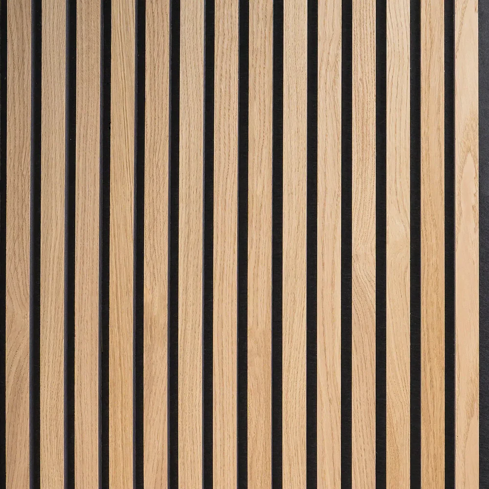 Pannello a listelli acustici Nordive™ — Quercia Affumicata (2,7 m × 1,10 m)